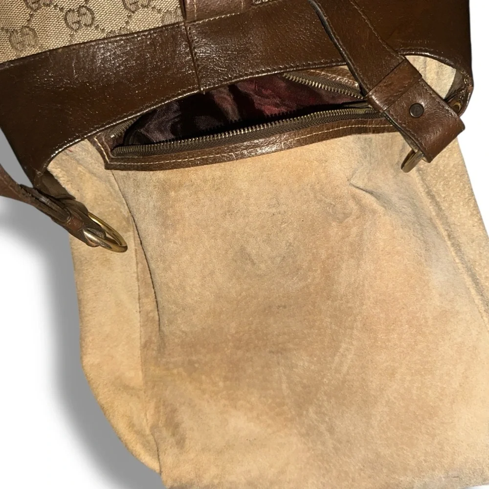 Gucci GG Canvas SHERRY LINE Shoulder Bag Vintage Luxury Monogram Classic - Picture 15 of 16